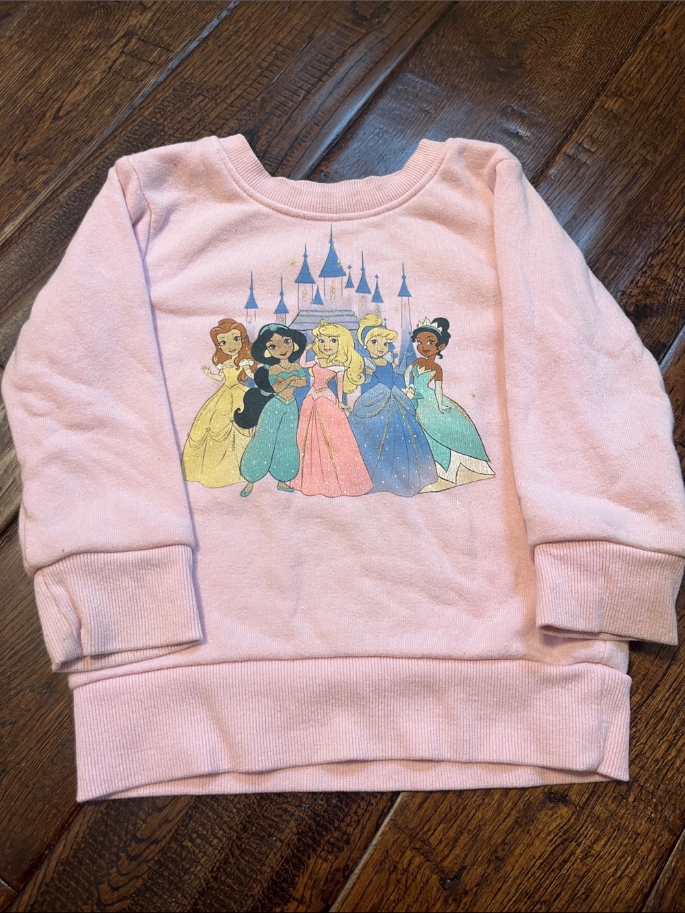 Disney Pink Girls' Princess Sweatshirt